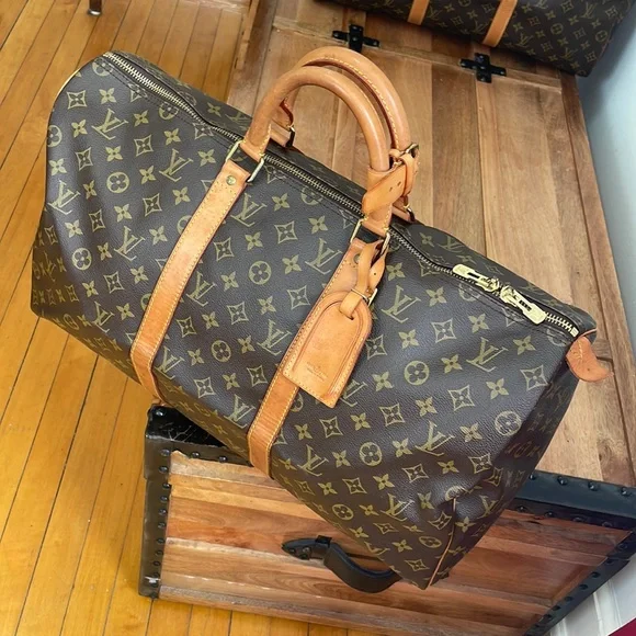 SALE LIMITED TIME Louis Vuitton Monogram Brown Travel Bag - Picture 1 of 16